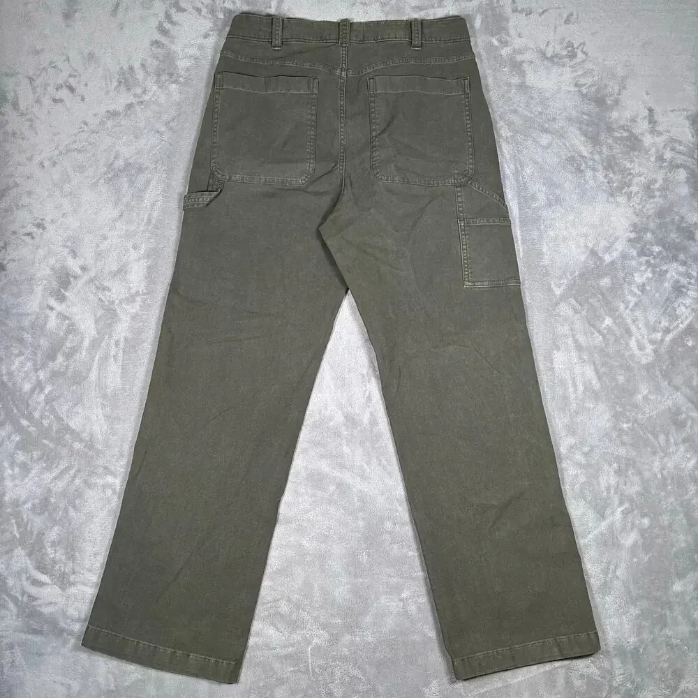 Abercrombie & Fitch Baggy Carpenter Workwear Pants Olive Men’s 31x32 NWT
